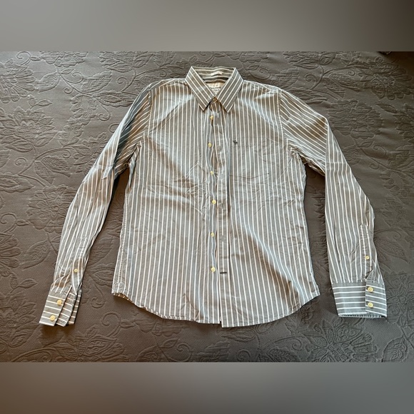Lot of 10 Abercrombie & Fitch button down long sleeved shirts - Picture 7 of 11